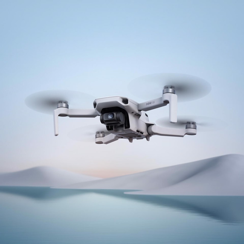 DJI Mini 4K Fly More Combo 4 rotori Quadrirotore 12 MP 3840 x 2160 Pixel 2250 mAh Grigio