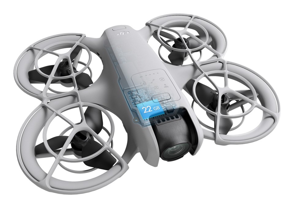 DJI Neo 4 rotori Quadrirotore 12 MP 3840 x 2880 Pixel 1435 mAh Nero, Bianco