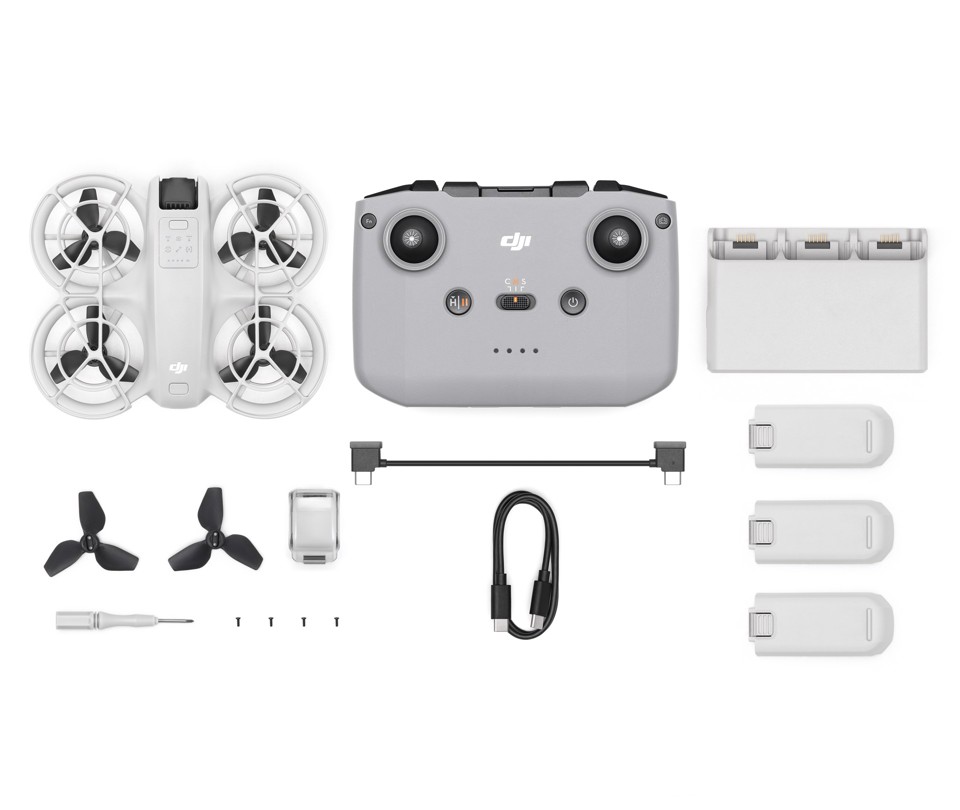 DJI Neo Fly More Combo 4 rotori Quadrirotore 12 MP 3840 x 2880 Pixel 1435 mAh Nero, Bianco