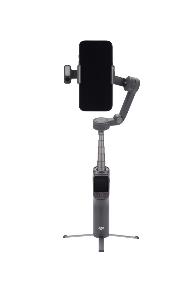 DJI Osmo Mobile 8P Advanced Tracking Combo Stabilizzatore per fotocamera per smartphone Nero