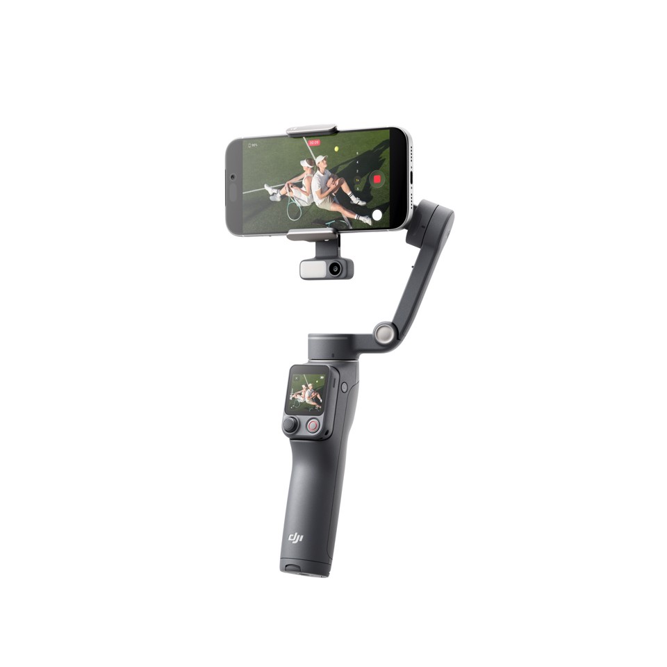 DJI Osmo Mobile 8P Advanced Tracking Combo Stabilizzatore per fotocamera per smartphone Nero