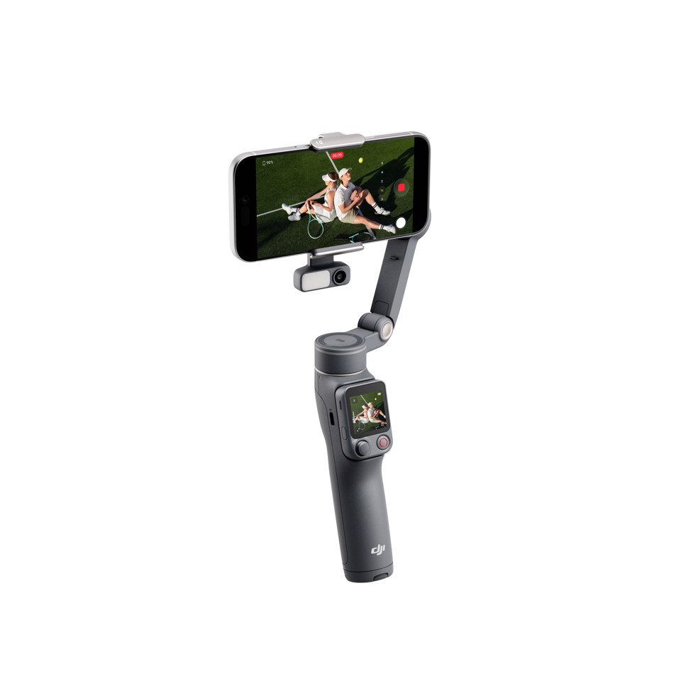 DJI Osmo Mobile 8P Advanced Tracking Combo Stabilizzatore per fotocamera per smartphone Nero
