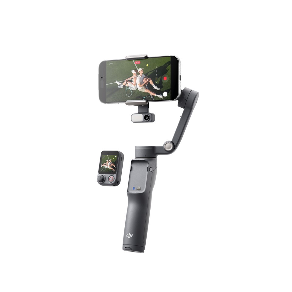 DJI Osmo Mobile 8P Advanced Tracking Combo Stabilizzatore per fotocamera per smartphone Nero