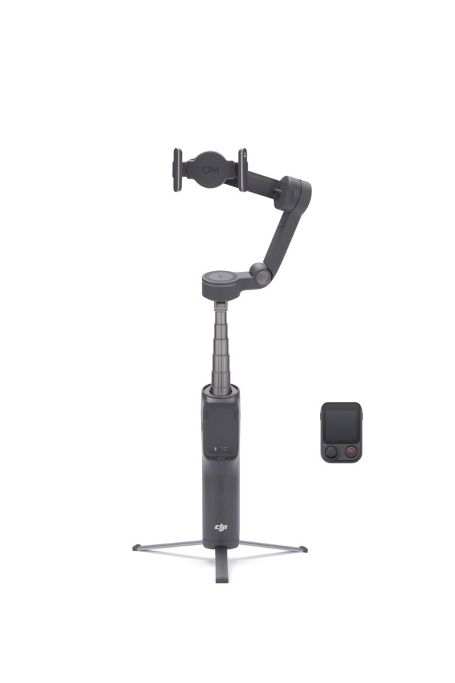 DJI Osmo Mobile 8P Standard Combo Stabilizzatore per fotocamera per smartphone Nero