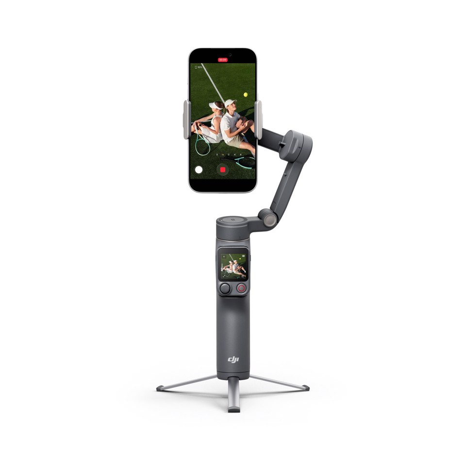 DJI Osmo Mobile 8P Standard Combo Stabilizzatore per fotocamera per smartphone Nero