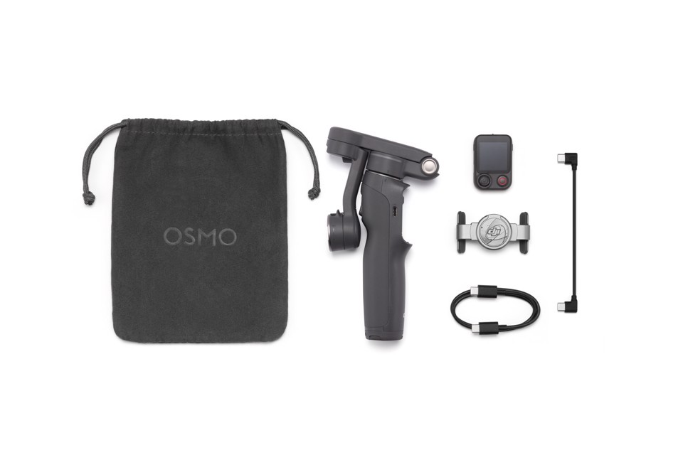DJI Osmo Mobile 8P Standard Combo Stabilizzatore per fotocamera per smartphone Nero
