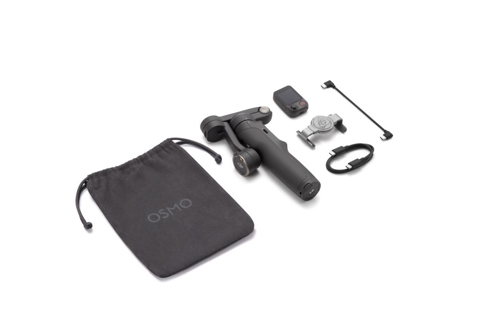 DJI Osmo Mobile 8P Standard Combo Stabilizzatore per fotocamera per smartphone Nero