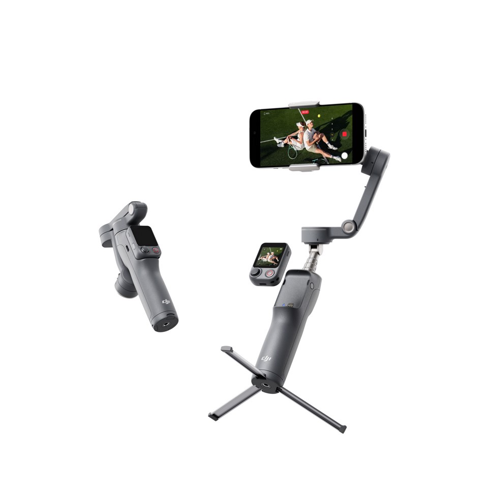 DJI Osmo Mobile 8P Standard Combo Stabilizzatore per fotocamera per smartphone Nero
