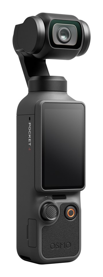 DJI Osmo Pocket 4 fotocamera a sospensione cardanica 4K Ultra HD 37 MP Wi-Fi Nero