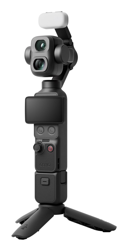 DJI Osmo Pocket 4P fotocamera a sospensione cardanica 4K Ultra HD 37 MP Wi-Fi Nero