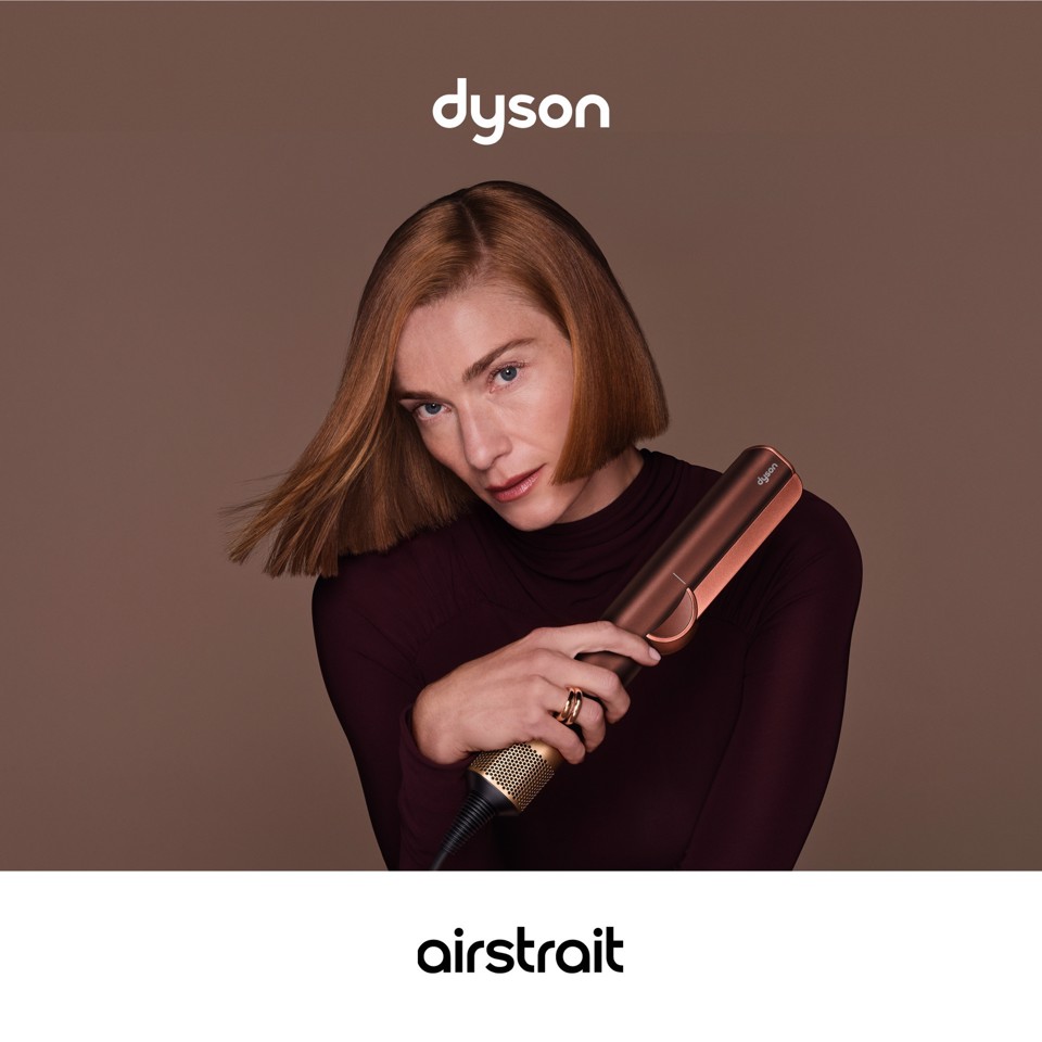 Dyson Airstrait Piastra per capelli Airflow Rame, Susina 1600 W