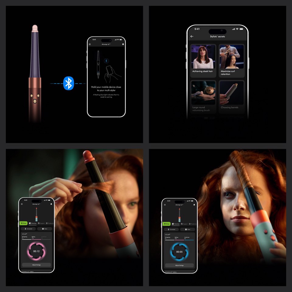 Dyson Airwrap i.d.™ capelli lisci e mossi