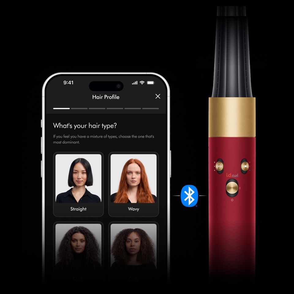 Dyson Airwrap i.d. Red Velvet and Gold Lisci e Mossi