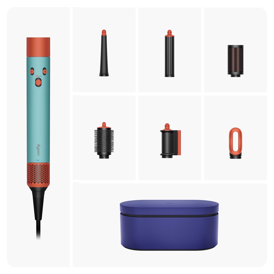 Dyson Airwrap Multistyler Caldo Nero, Blu, Verde, Arancione 1300 W 2,675 m