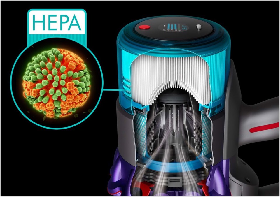 Dyson Gen5 Detect aspirapolvere senza filo Porpora Senza sacchetto