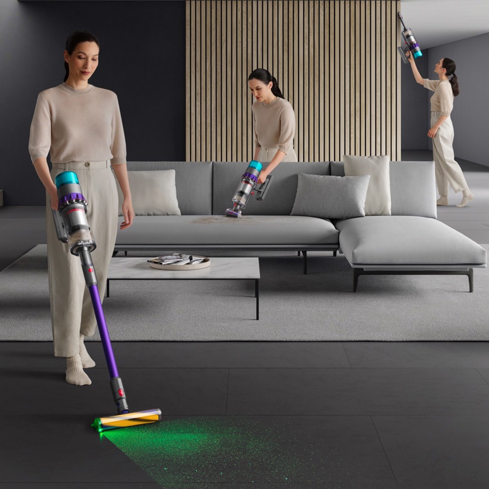 Dyson Gen5 Detect aspirapolvere senza filo Porpora Senza sacchetto