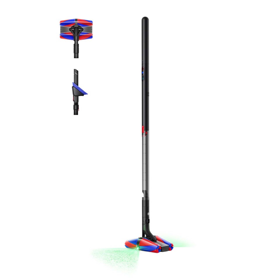 Dyson PencilVac Fluffycones Aspirapolvere elettrica Batteria Secco Senza sacchetto 0,8 L Nero, Grigio
