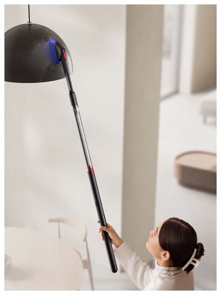 Dyson PencilVac Fluffycones Aspirapolvere elettrica Batteria Secco Senza sacchetto 0,8 L Nero, Grigio