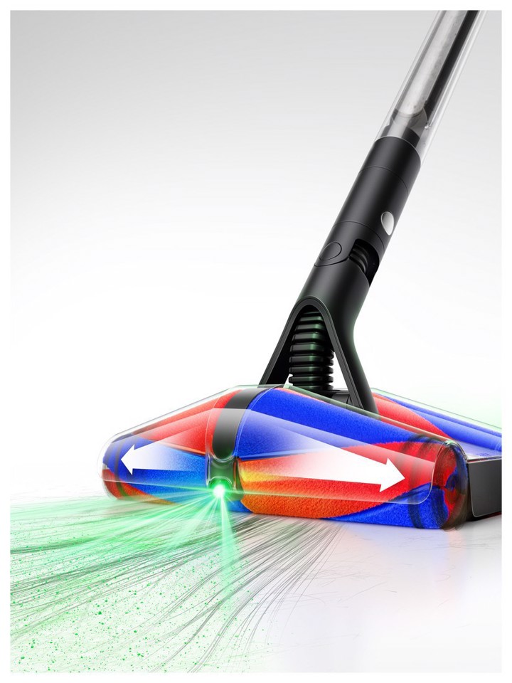 Dyson PencilVac Fluffycones Aspirapolvere elettrica Batteria Secco Senza sacchetto 0,8 L Nero, Grigio