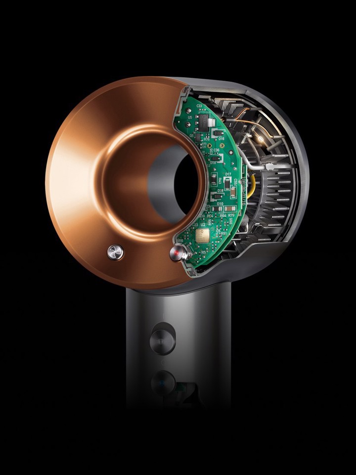 Dyson Supersonic asciuga capelli 1600 W Blu, Rame