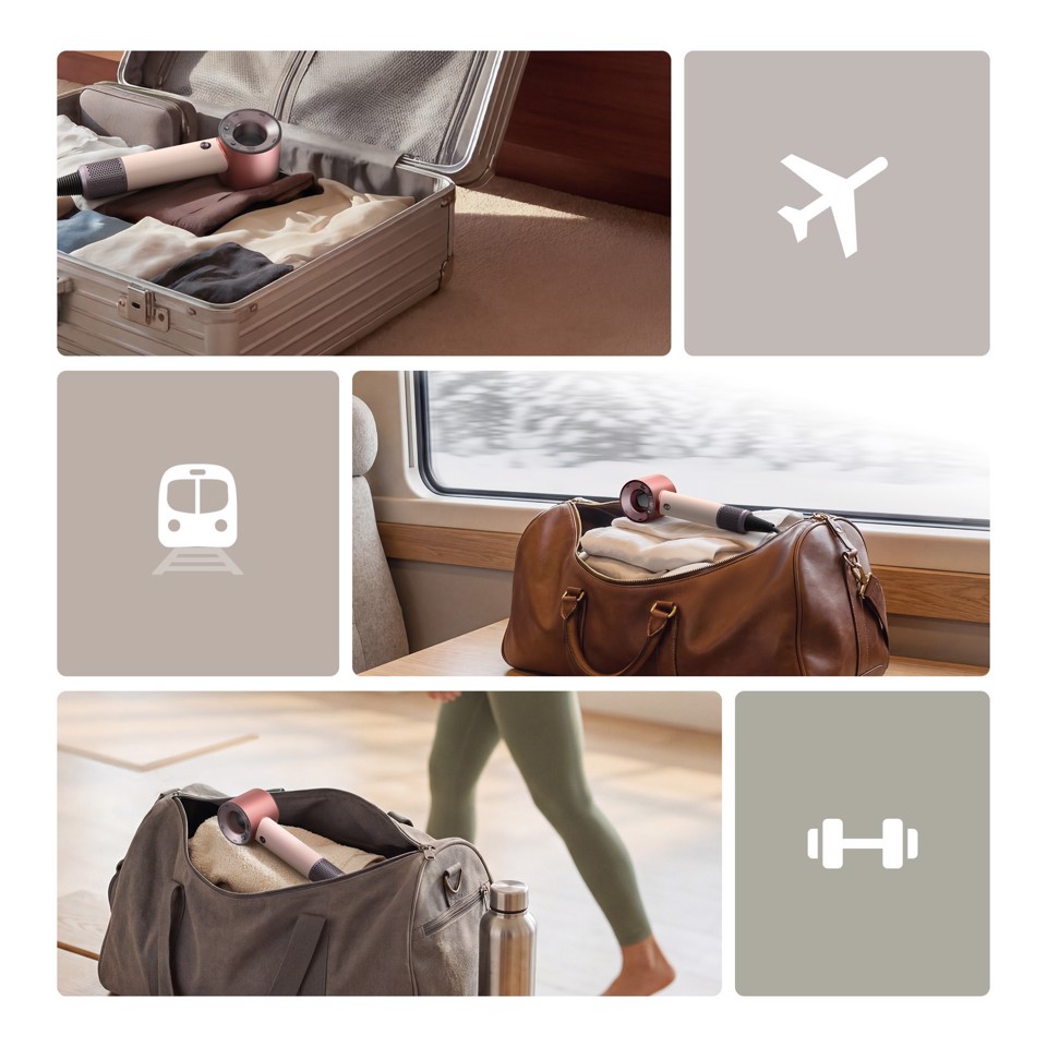 Dyson Supersonic Travel asciuga capelli 1220 W Rosa