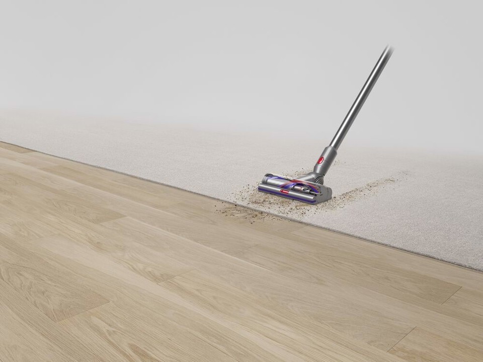 Dyson V15 Detect Absolute Nichel, Acciaio inossidabile, Giallo Senza sacchetto