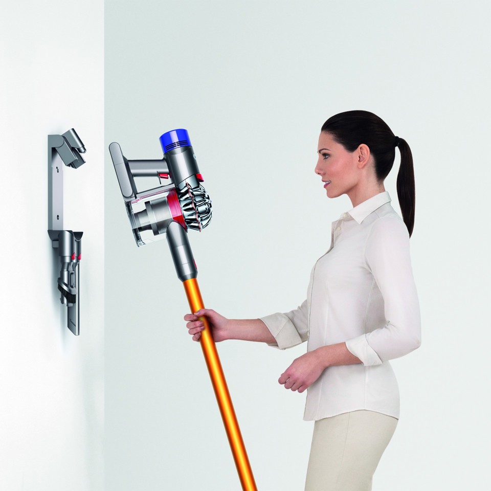 Dyson V8 Absolute Nichel, Giallo Senza sacchetto