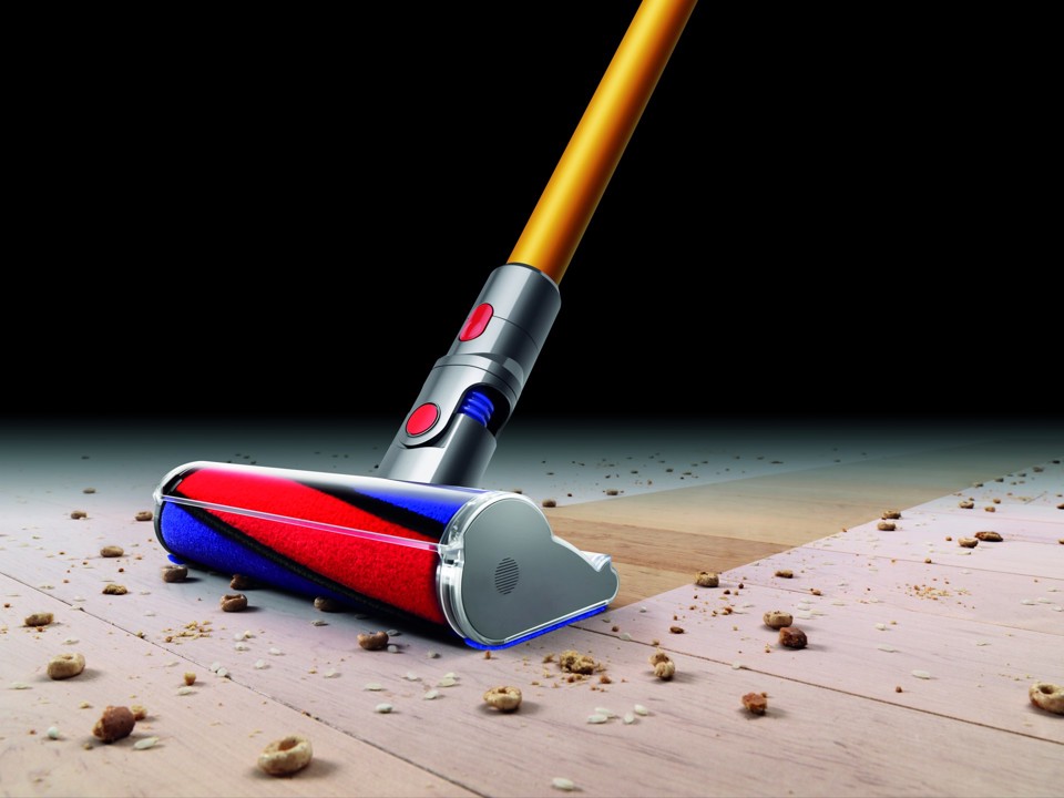 Dyson V8 Absolute Nichel, Giallo Senza sacchetto