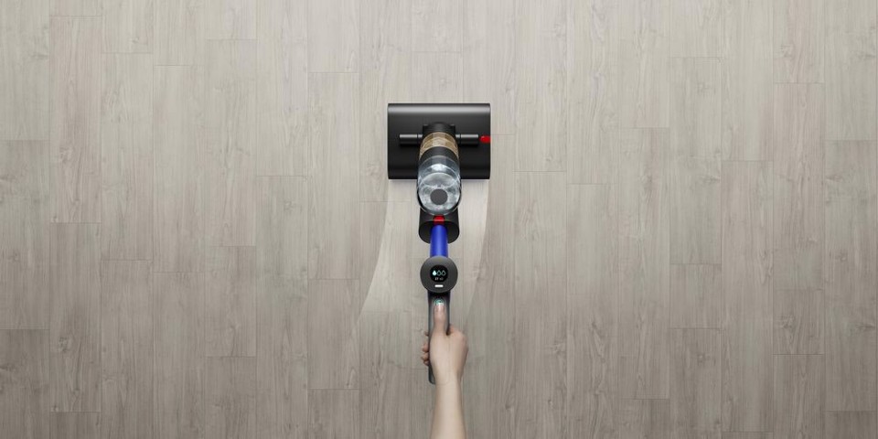 Dyson Wash G1 Aspirapolvere a bastone Batteria Bagnato Senza sacchetto Nero, Blu