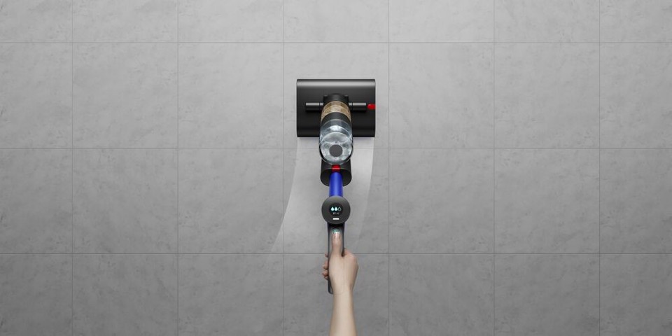 Dyson Wash G1 Aspirapolvere a bastone Batteria Bagnato Senza sacchetto Nero, Blu