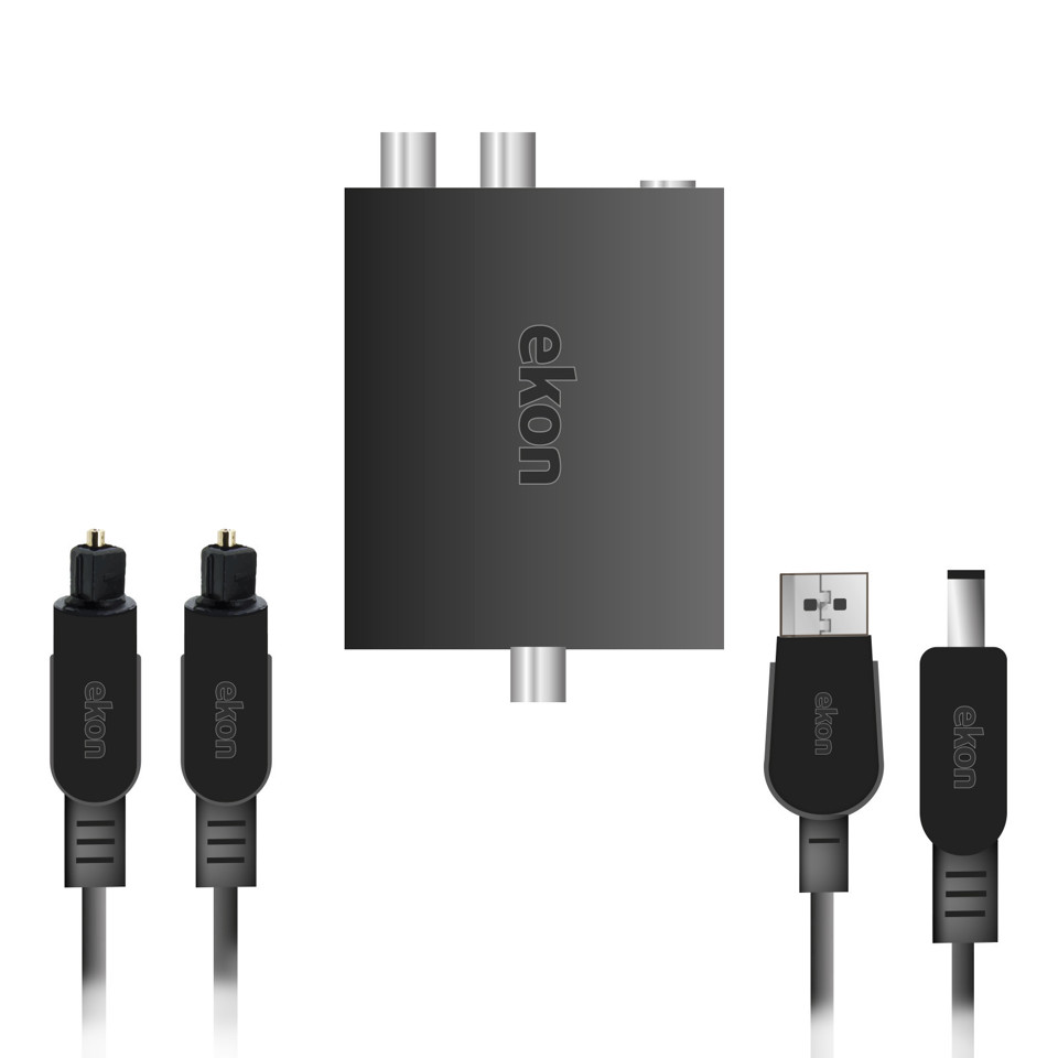 Ekon ECATOSLRCACONVERTK convertitore audio Nero