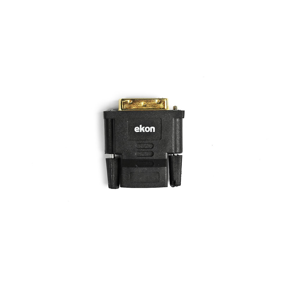Ekon ECVDVIHDMIMFG cable gender changer DVI-D HDMI Nero