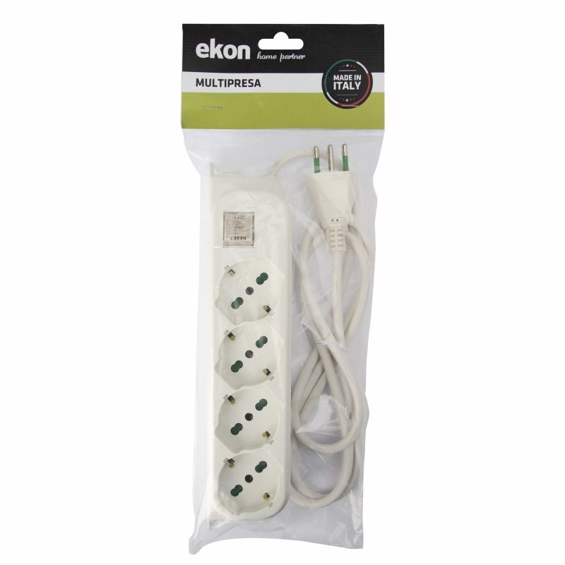 Ekon Multipresa a ciabatta con 4 prese italo-tedesche