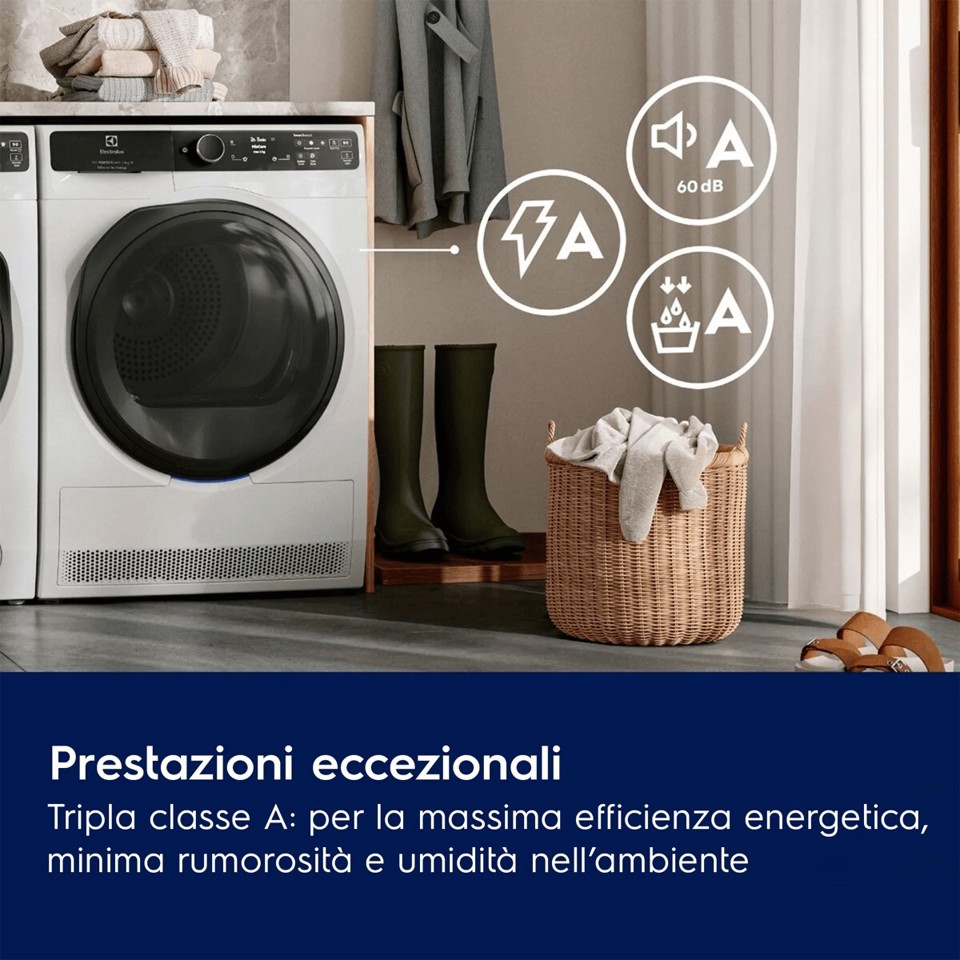Electrolux Asciugatrice 9 Kg Classe A EW9H39A MADE IN EUROPE