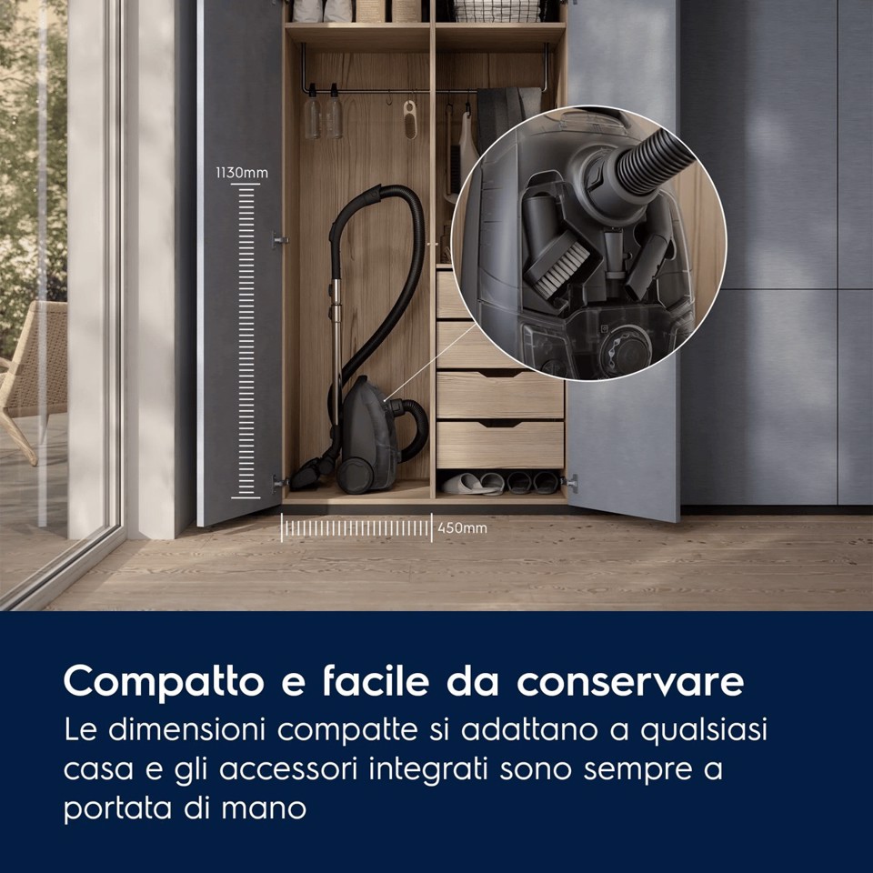 Electrolux Aspirap. A Filo Traini Con Sacco EB51C1DB