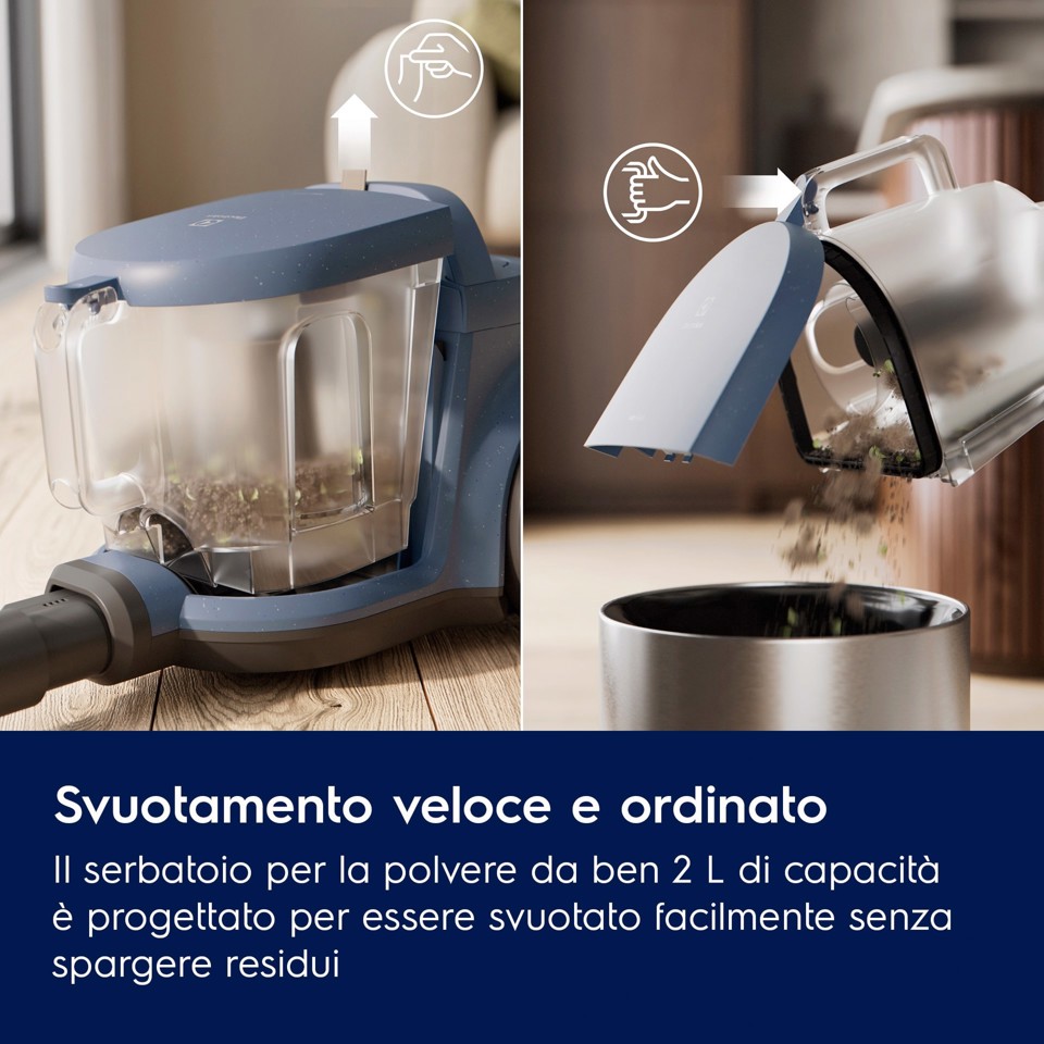 Electrolux ASPIRAP. A FILO TRAINI SENZA SACCO EL51A2UG