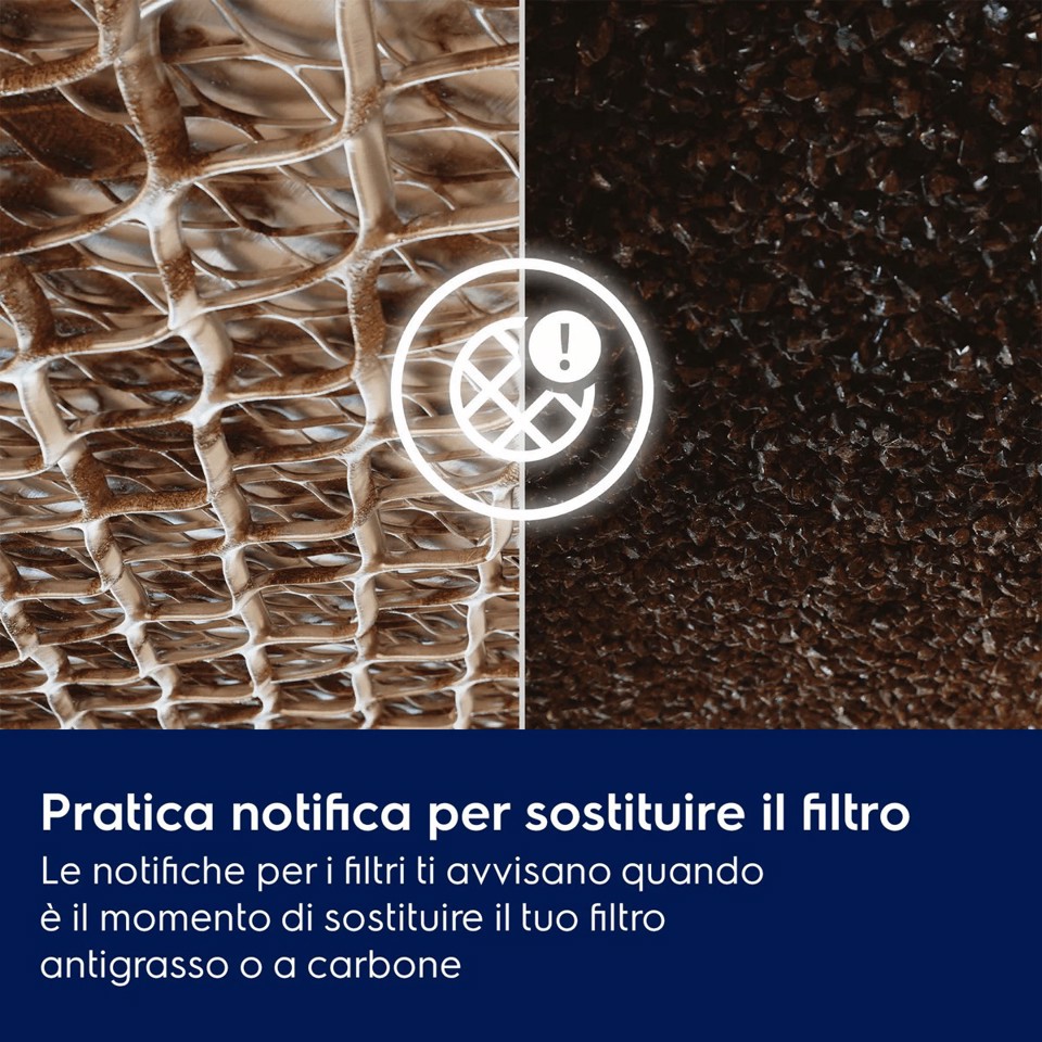 Electrolux Cappa Camino Decorativo Verticale Classe C 90 Cm LFV439K