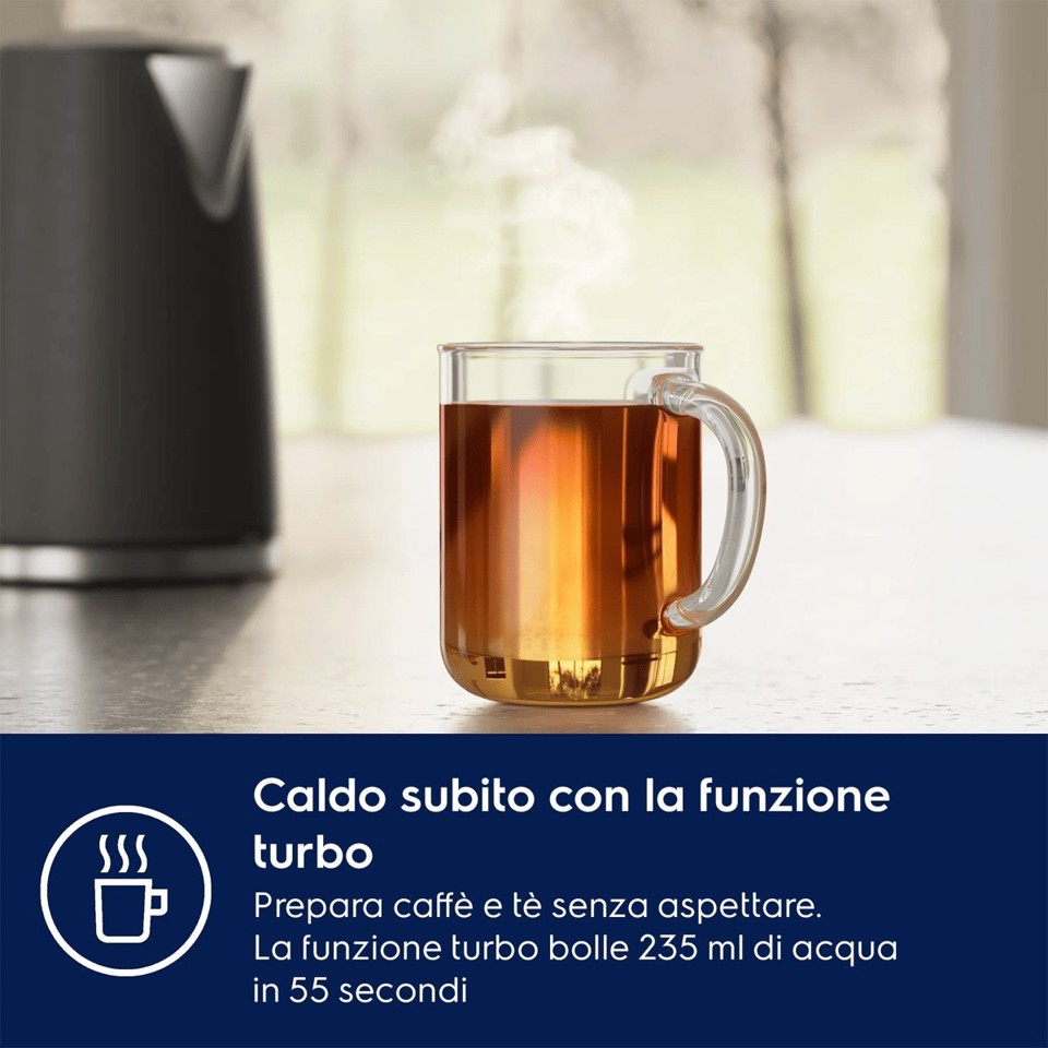 Electrolux E5K1-6AN bollitore elettrico 1,7 L 2400 W Antracite