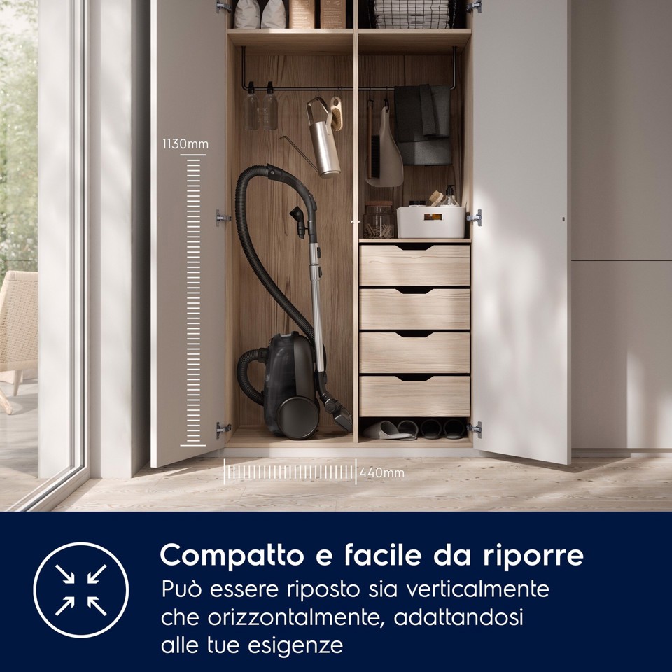 Electrolux EB61A5UG Aspirapolvere con sacco serie 600