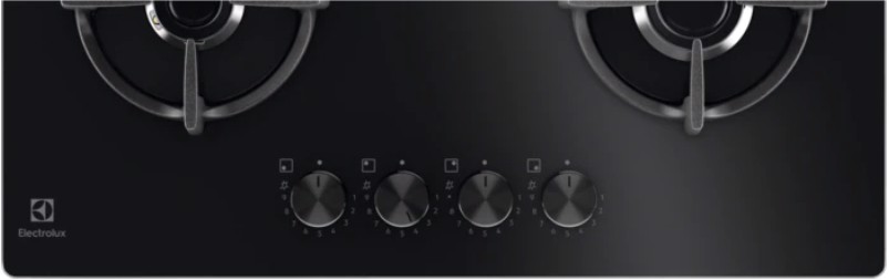 Electrolux EGG64272K piano cottura Nero Da incasso 60 cm Gas 4 Fornello(i)