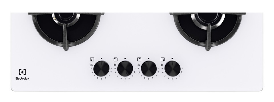 Electrolux EGG64272W Bianco Da incasso 59 cm Gas 4 Fornello(i)