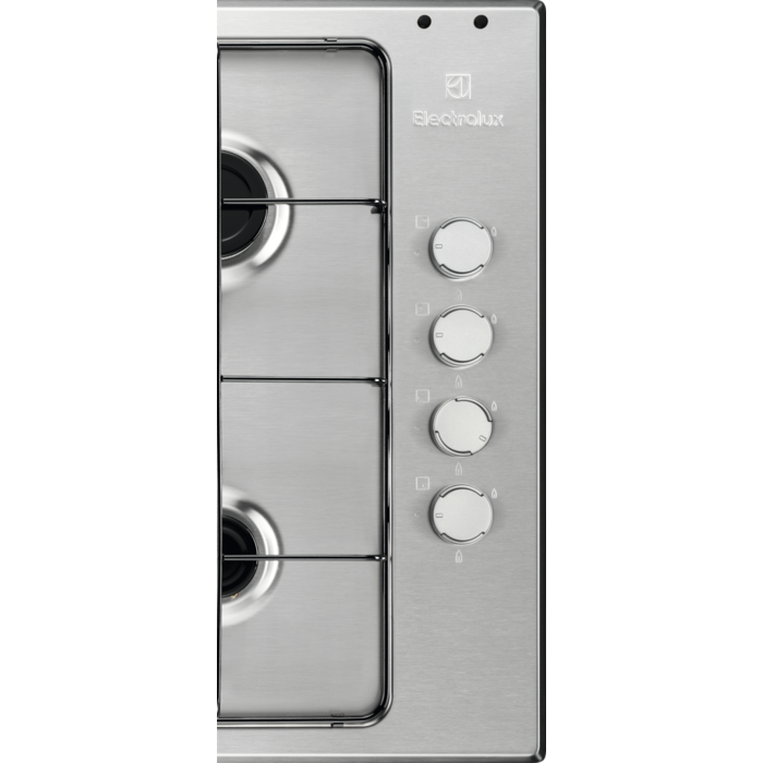 Electrolux EGS6404SX Acciaio inossidabile Da incasso Gas 4 Fornello(i)