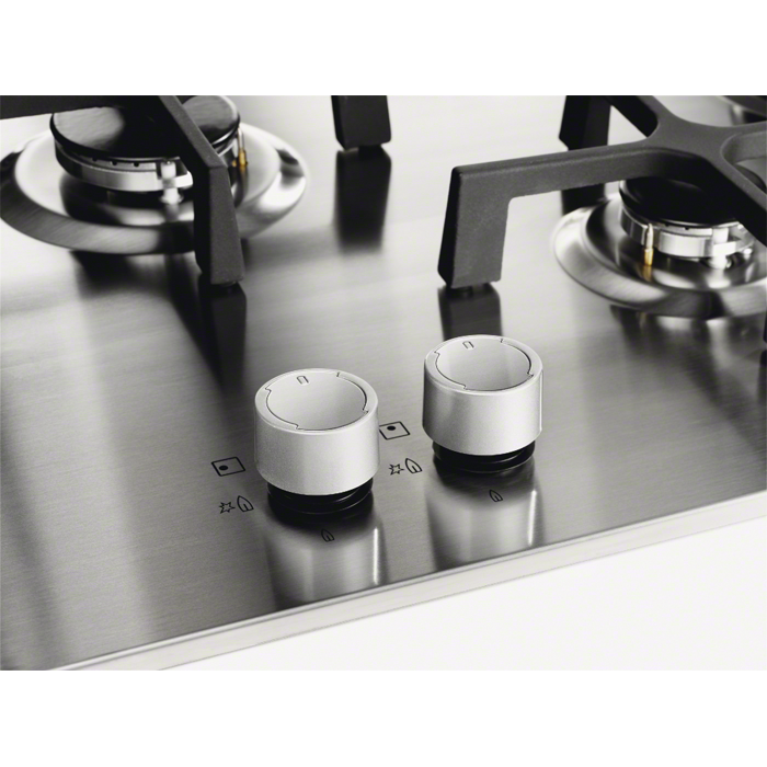 Electrolux EGS6424X piano cottura Acciaio inossidabile Da incasso Gas 4 Fornello(i)