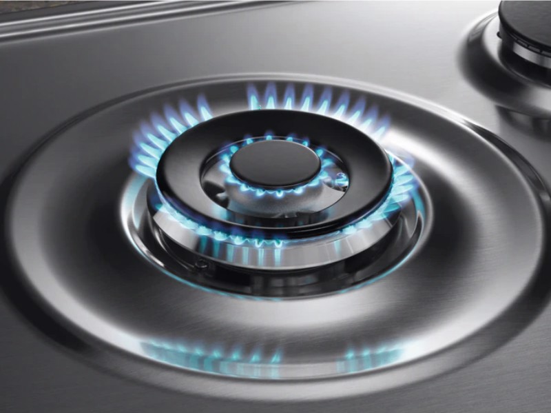 Electrolux EGS64362X piano cottura Acciaio inossidabile Superficie piana 59.5 cm Gas 4 Fornello(i)