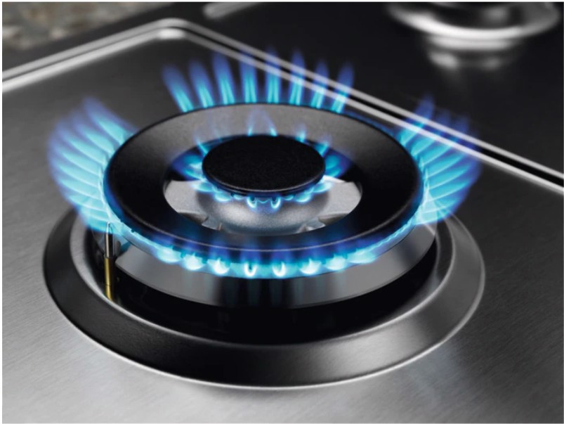 Electrolux EGS64362X piano cottura Acciaio inossidabile Superficie piana 59.5 cm Gas 4 Fornello(i)