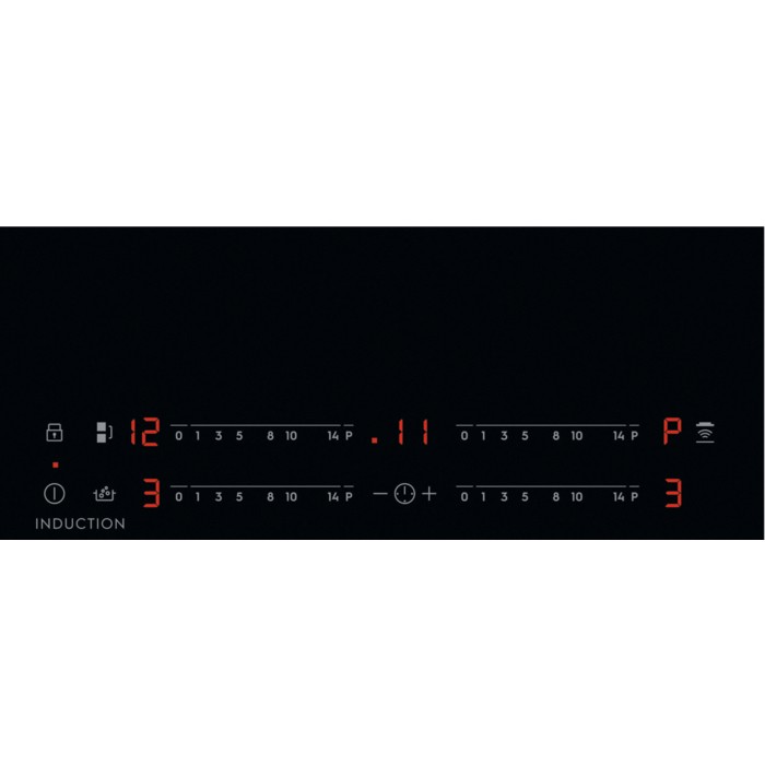 Electrolux EIS82449C Nero Da incasso 80 cm Piano cottura a induzione 4 Fornello(i)