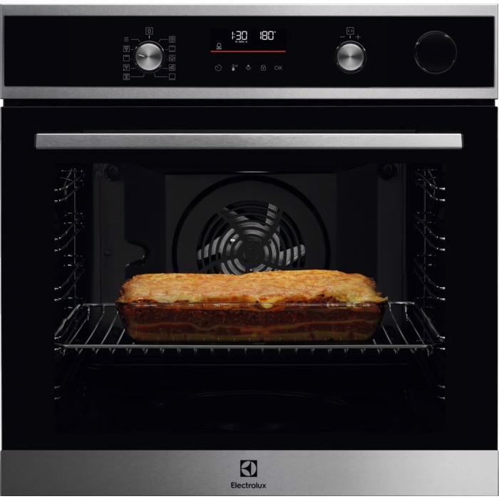Electrolux EOC6H77X 72 L 2990 W Nero, Acciaio inox