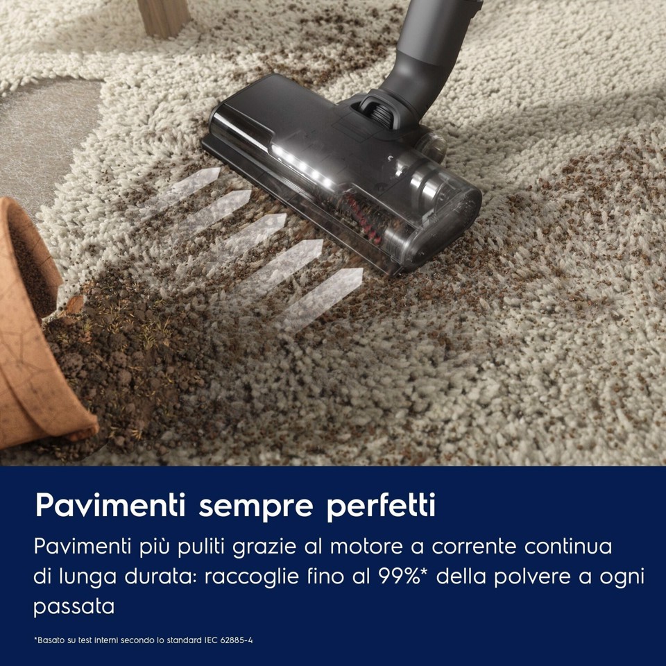 Electrolux EP61CB21OG Scopa senza filo Clean 600 50 min di autonomia