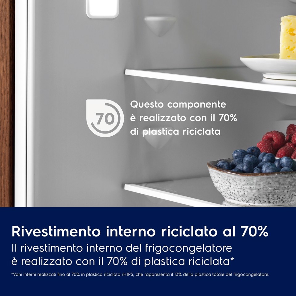Electrolux EUA7NE18S Congelatore verticale Da incasso 212 L Bianco