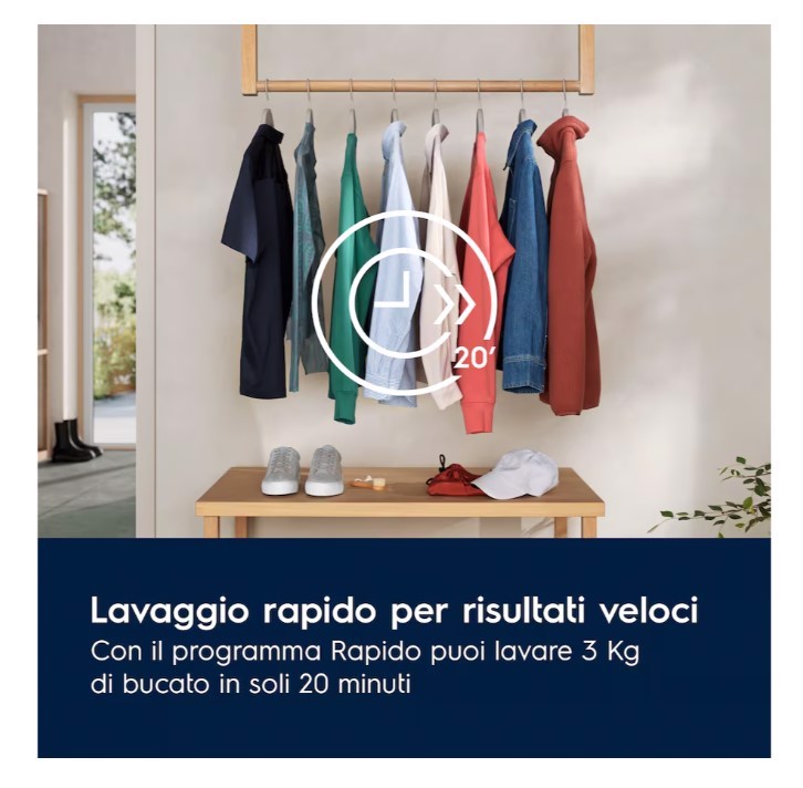 Electrolux EW6FR29G lavatrice Caricamento frontale 9 kg 1351 Giri/min Bianco